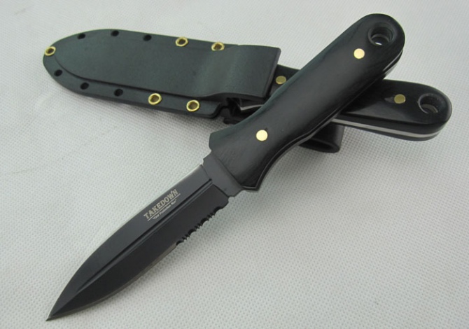 Tactical Fixed Blade Knife (black) NK-A893