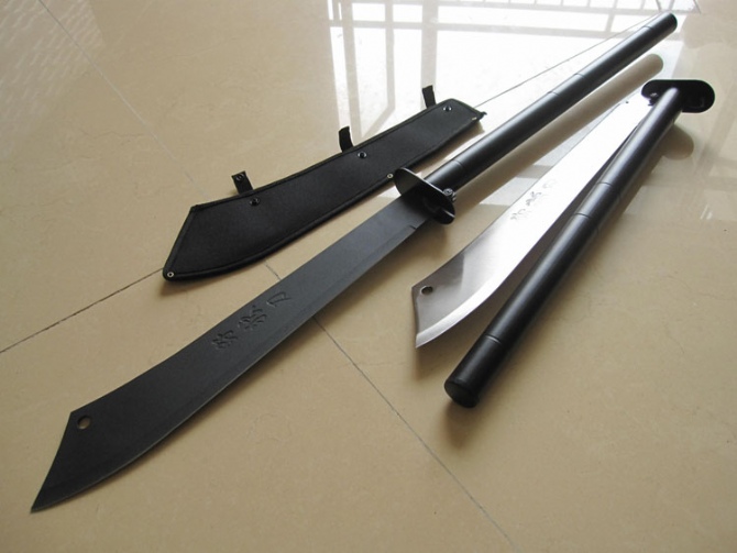 Machete Fixed Blade Knife Black NK-A512