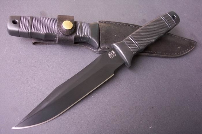 Tactical Fixed Blade Knife Black NK-Z405