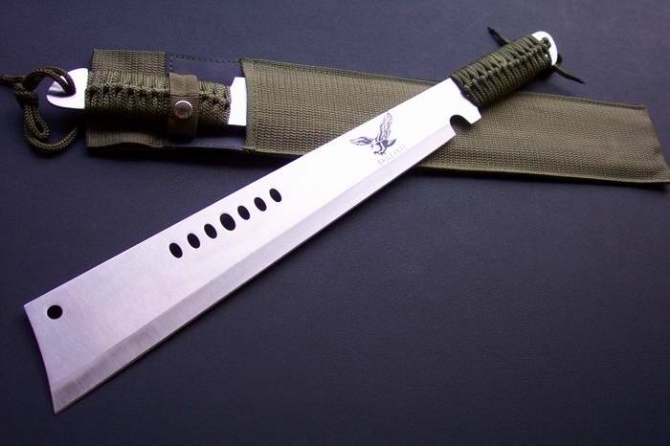 Machete Fixed Blade Knife White NK-Z581