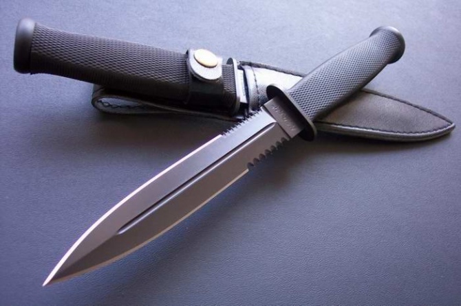 Tactical Fixed Blade Knife Black NK-Z545