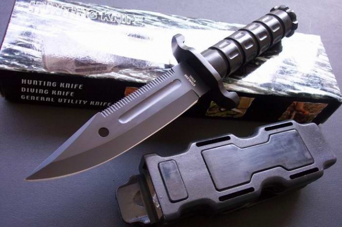M9 Tactical Fixed Blade Knife Black NK-Z544