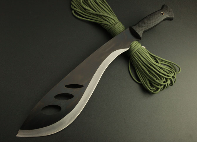 Machete Fixed Blade Knife (Black) NK-B800