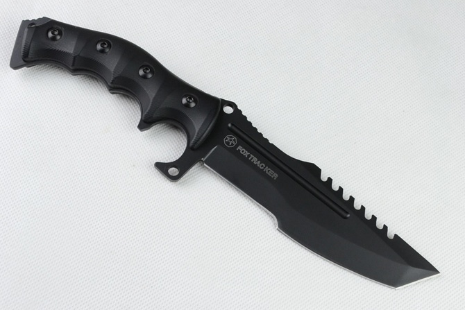 Black Tactical Fixed Blade Knife NK-C022