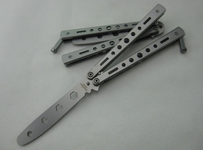 C26 Butterfly Tataining Flail Knife NK-A864