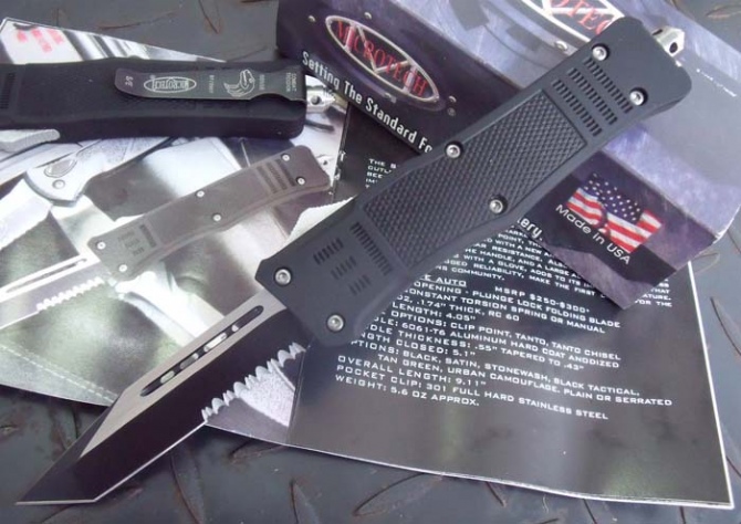 A161 Switchblade Knife Black NK-A490