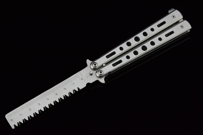 Butterfly Tataining Flail Knife Saw NK-B593