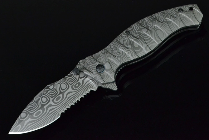BK20 Damascus Steel Pocket Knife NK-C523