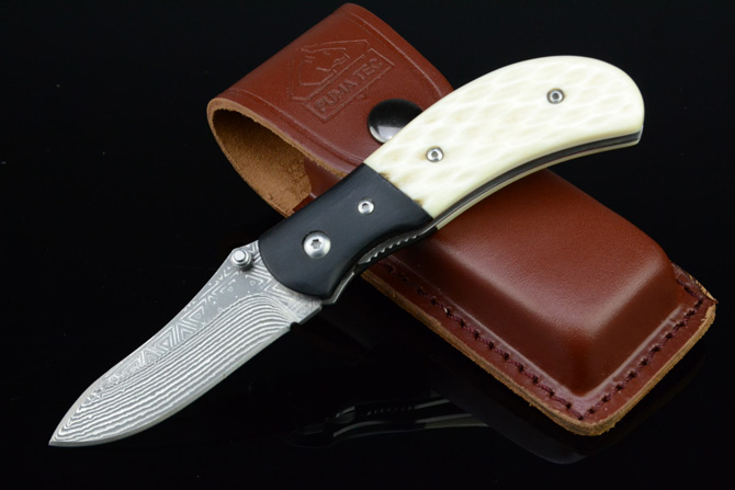 KJ030 Damascus Steel Pocket Knife NK-C691