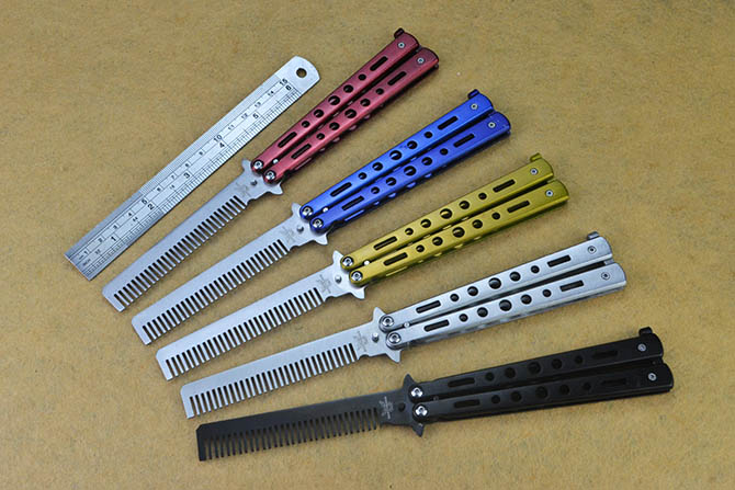 Butterfly Flail Knife Comb NK-E064