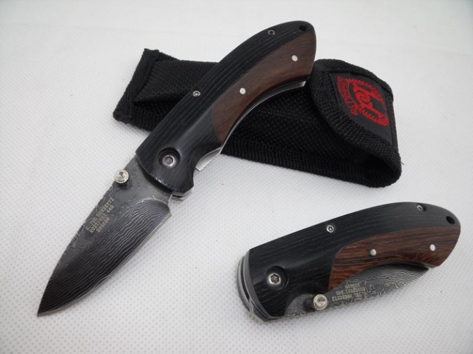 203609 Damascus Steel Pocket Knife NK-A622