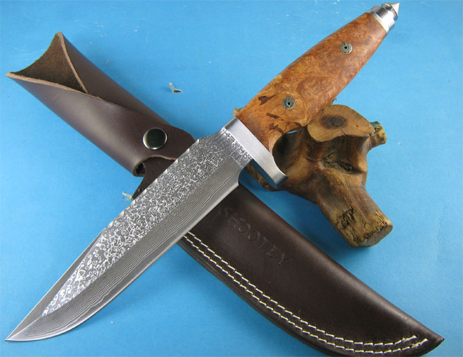 Damascus Steel Tactical Knife NK-B307