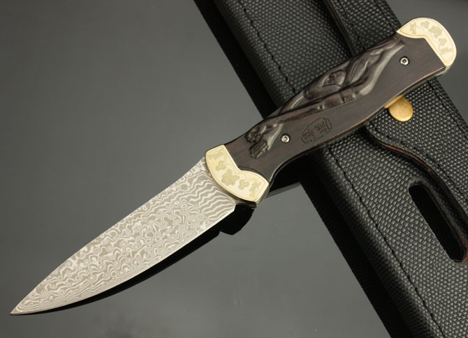 Damascus Steel Fixed Blade Knife NK-A959没重量