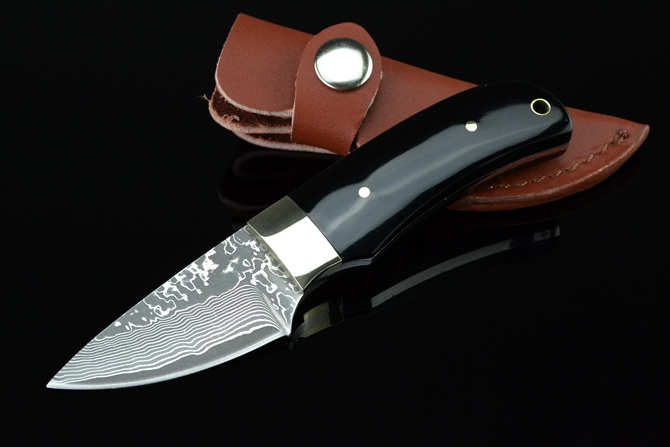 Damascus Steel Fixed Blade Knife NK-B577