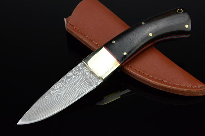 Damascus Steel Fixed Blade Knife NK-B973