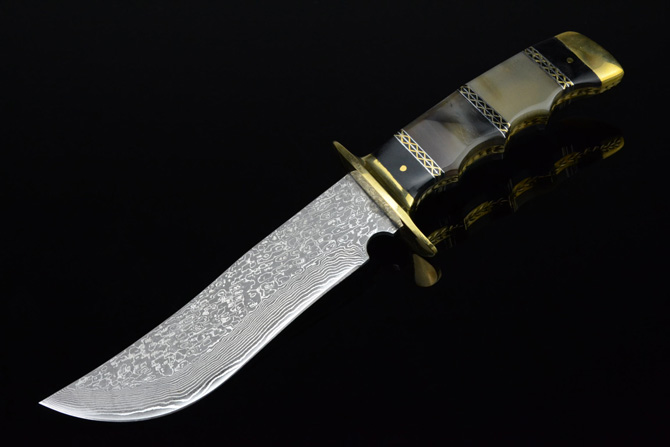 Damascus Steel Fixed Blade Knife NK-C123