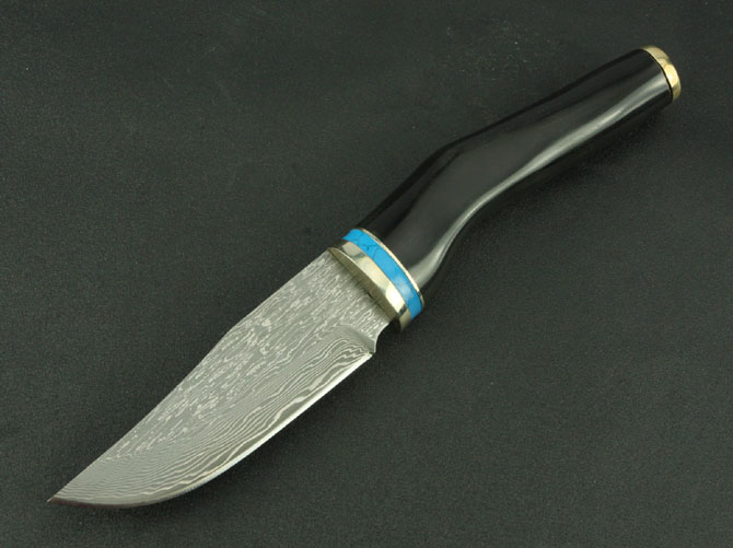 Damascus Steel Hunting Knife NK-C704
