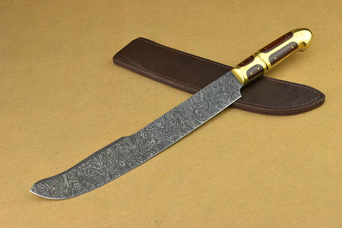 Damascus Steel Knife Machete NK-D222