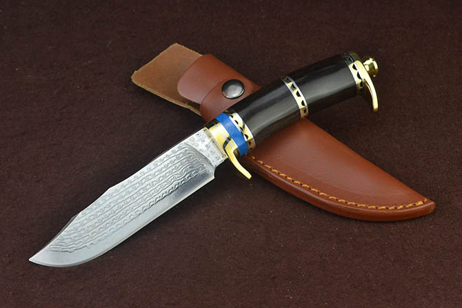 Damascus Steel Fixed Blade Knife NK-E103