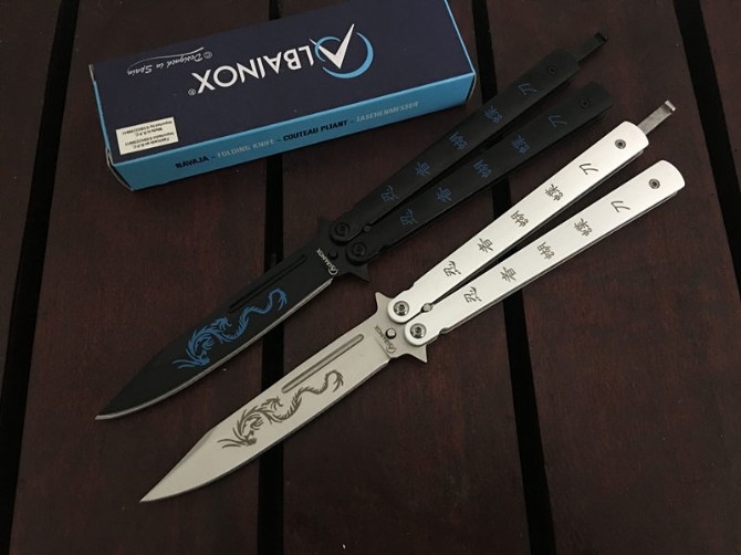Training Knife Butterfly Knife NK-E495